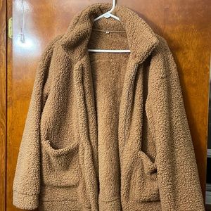 Teddy Zip Up Coat